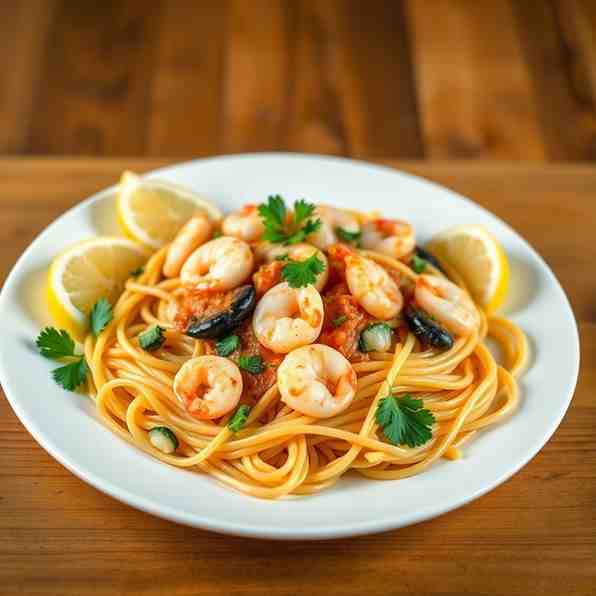 High-Protein Omega-3 Seafood Pasta - Easy Recipe